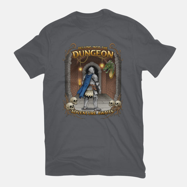 Delving The Dungeon-Unisex-Basic-Tee-hirolabs
