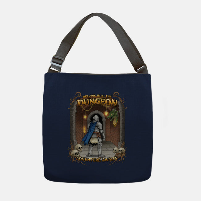 Delving The Dungeon-None-Adjustable Tote-Bag-hirolabs