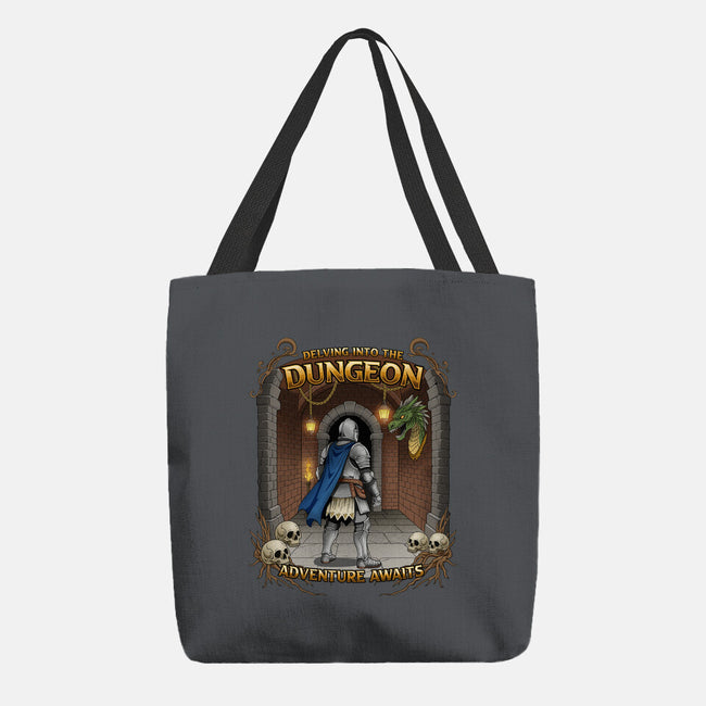 Delving The Dungeon-None-Basic Tote-Bag-hirolabs