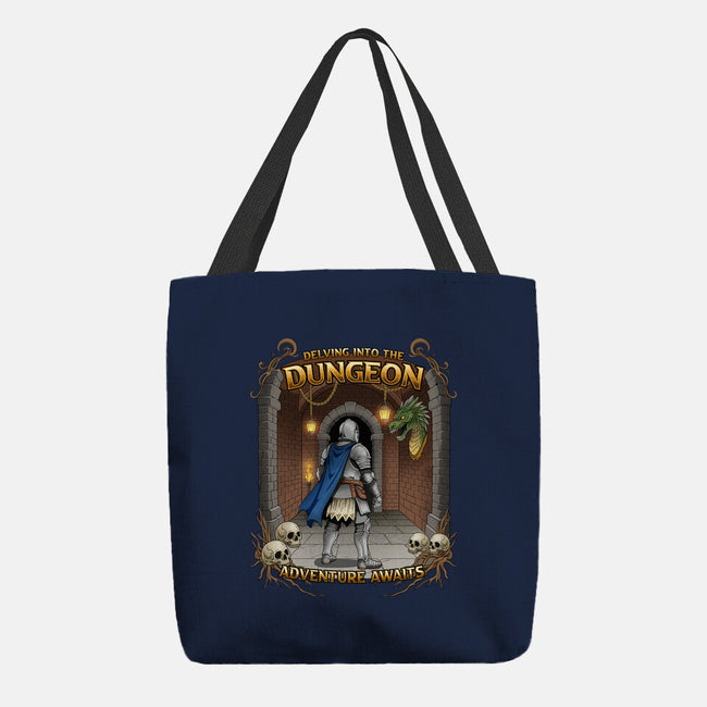 Delving The Dungeon-None-Basic Tote-Bag-hirolabs