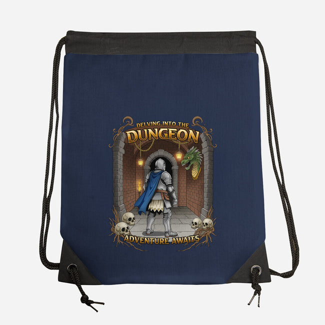 Delving The Dungeon-None-Drawstring-Bag-hirolabs