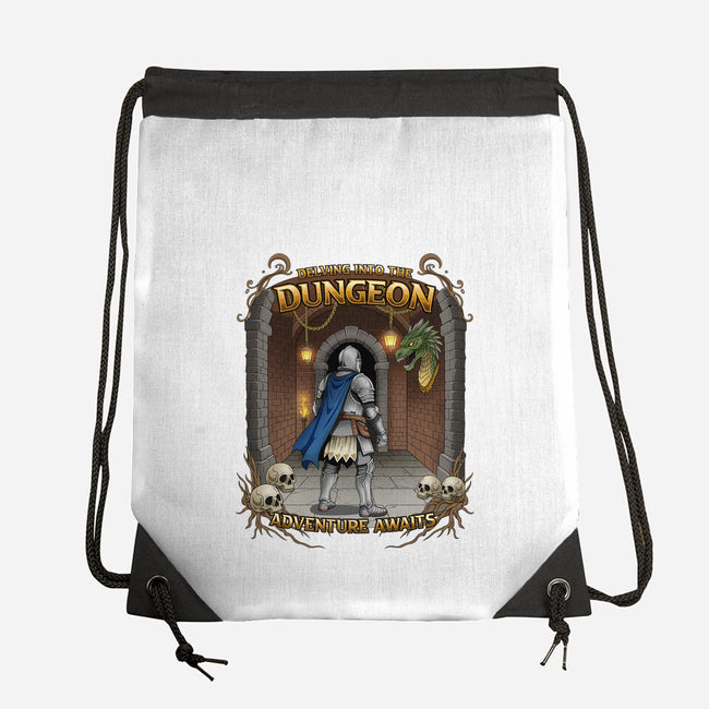 Delving The Dungeon-None-Drawstring-Bag-hirolabs