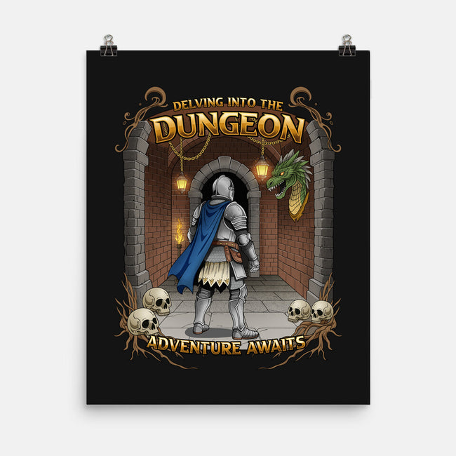 Delving The Dungeon-None-Matte-Poster-hirolabs