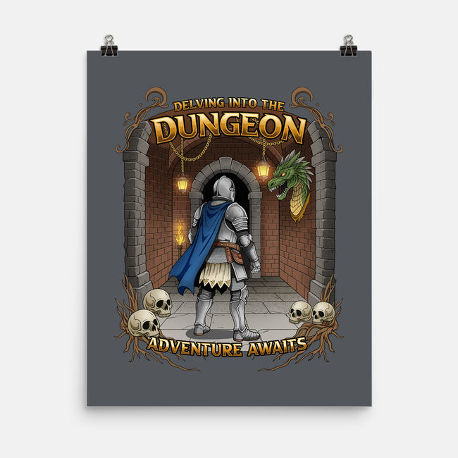 Delving The Dungeon-None-Matte-Poster-hirolabs