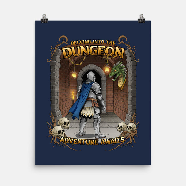 Delving The Dungeon-None-Matte-Poster-hirolabs