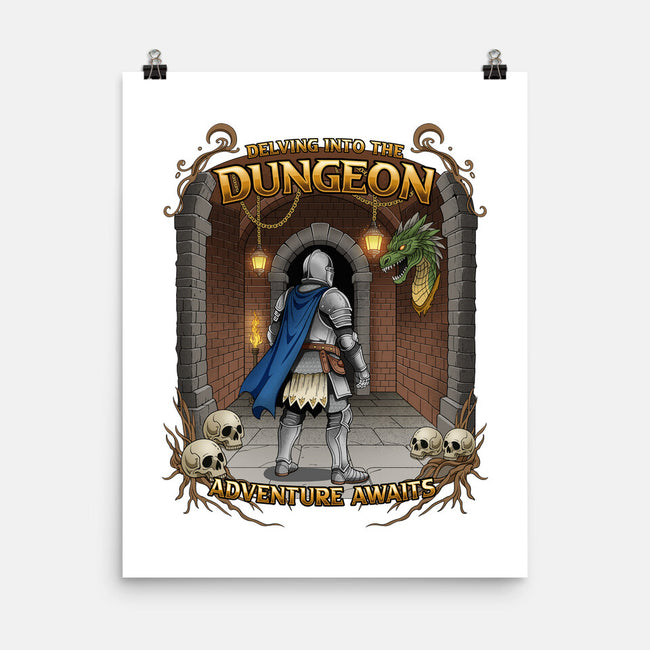 Delving The Dungeon-None-Matte-Poster-hirolabs