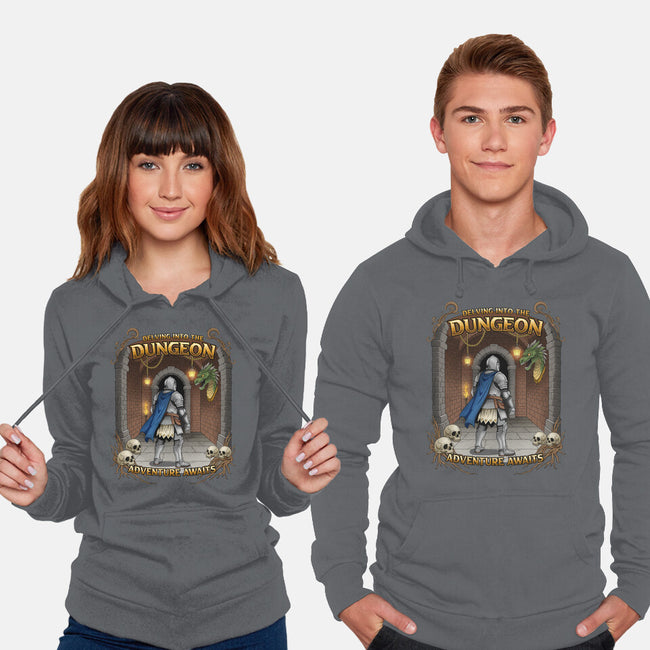 Delving The Dungeon-Unisex-Pullover-Sweatshirt-hirolabs