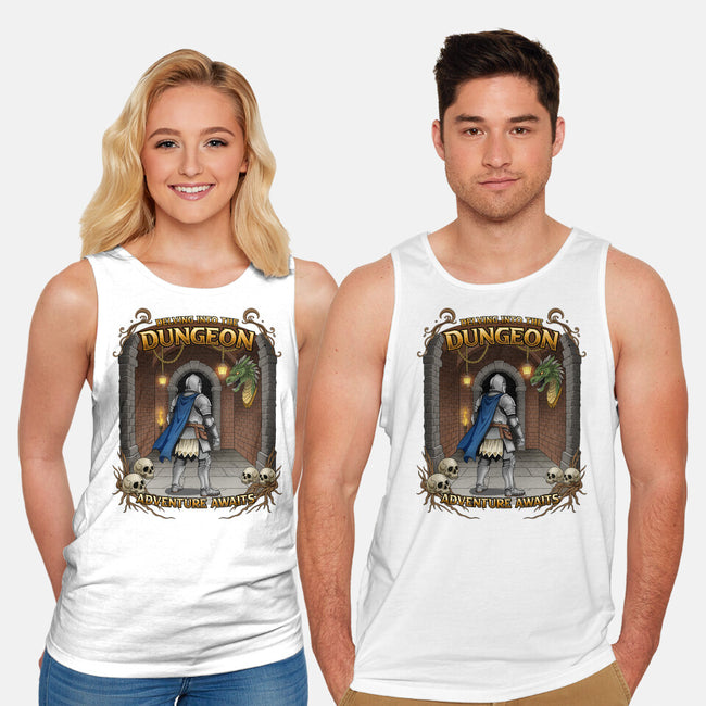 Delving The Dungeon-Unisex-Basic-Tank-hirolabs