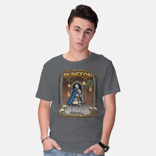 Delving The Dungeon-Mens-Basic-Tee-hirolabs
