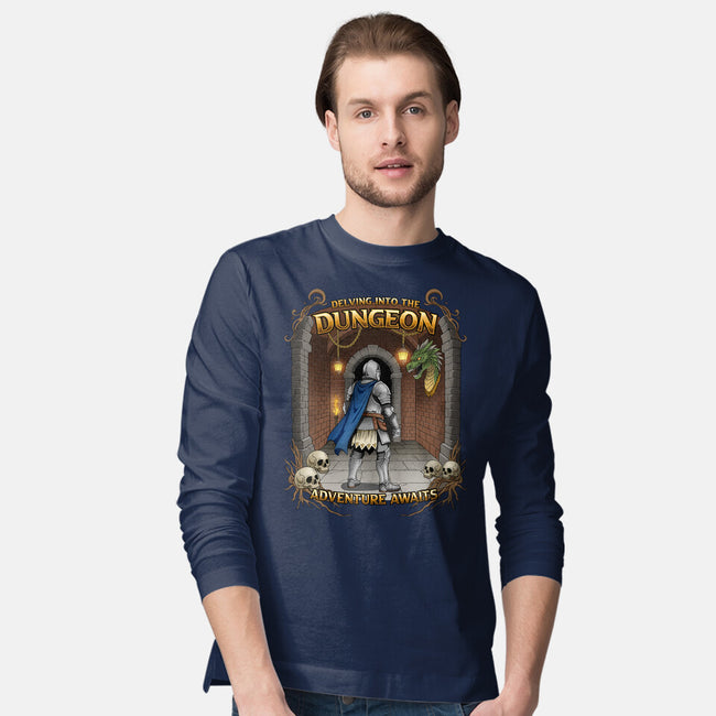 Delving The Dungeon-Mens-Long Sleeved-Tee-hirolabs
