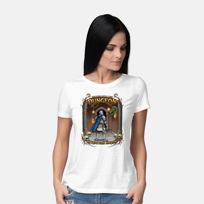 Delving The Dungeon-Womens-Basic-Tee-hirolabs