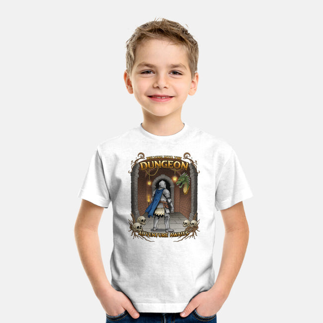 Delving The Dungeon-Youth-Basic-Tee-hirolabs