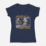 Banana Jam-Womens-V-Neck-Tee-ilustrata
