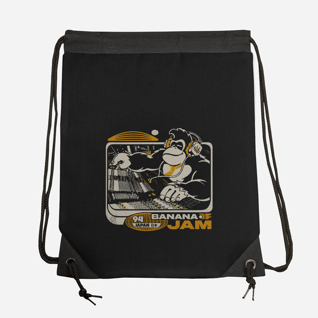 Banana Jam-None-Drawstring-Bag-ilustrata