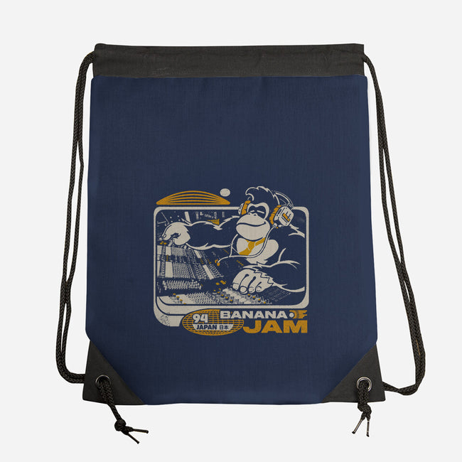 Banana Jam-None-Drawstring-Bag-ilustrata