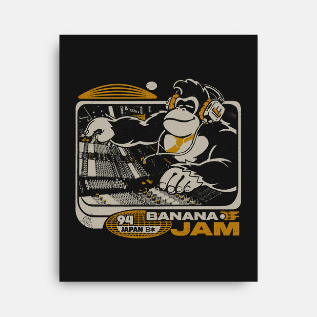 Banana Jam-None-Stretched-Canvas-ilustrata