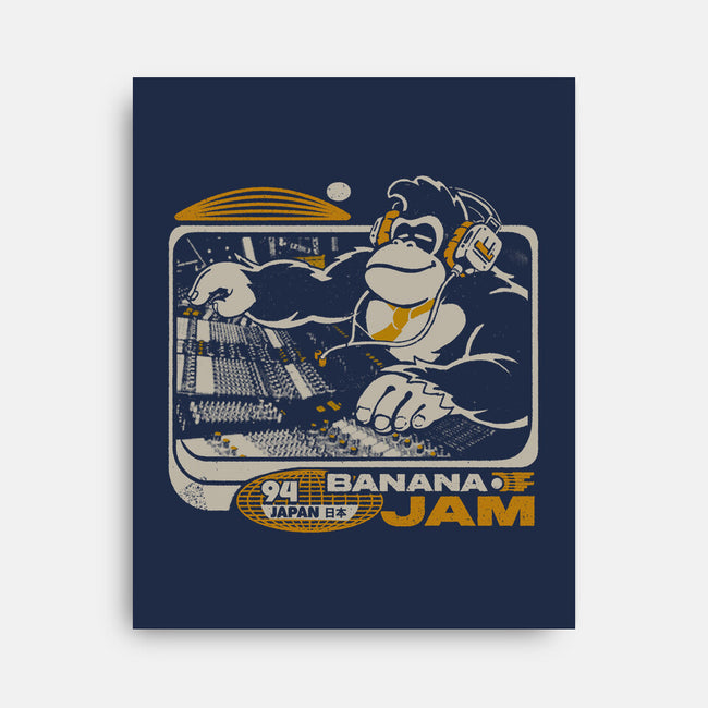 Banana Jam-None-Stretched-Canvas-ilustrata