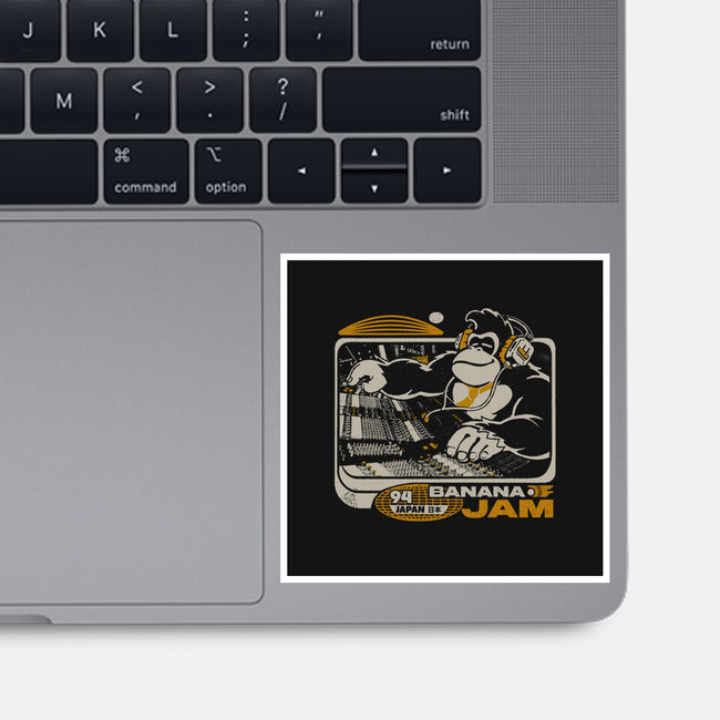 Banana Jam-None-Glossy-Sticker-ilustrata