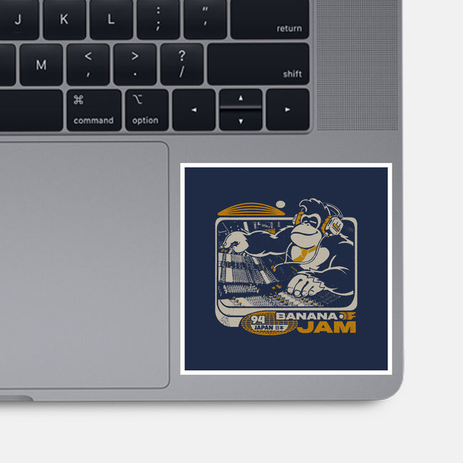 Banana Jam-None-Glossy-Sticker-ilustrata