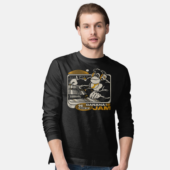 Banana Jam-Mens-Long Sleeved-Tee-ilustrata