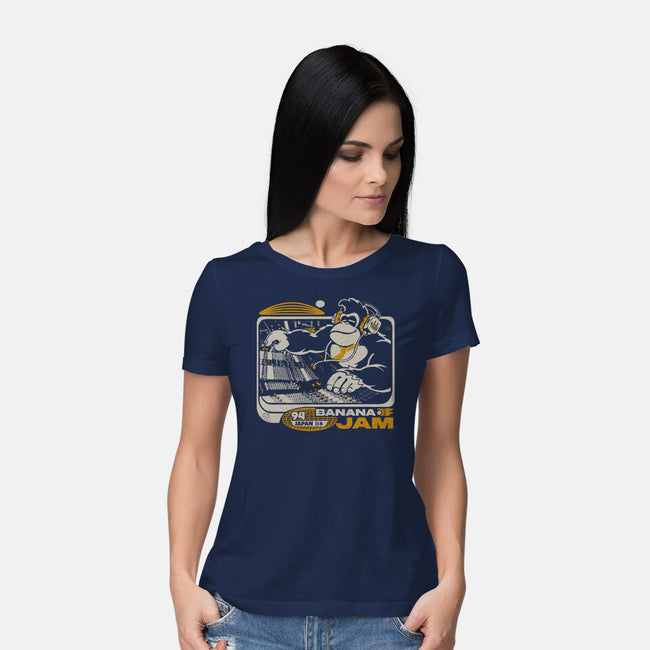 Banana Jam-Womens-Basic-Tee-ilustrata