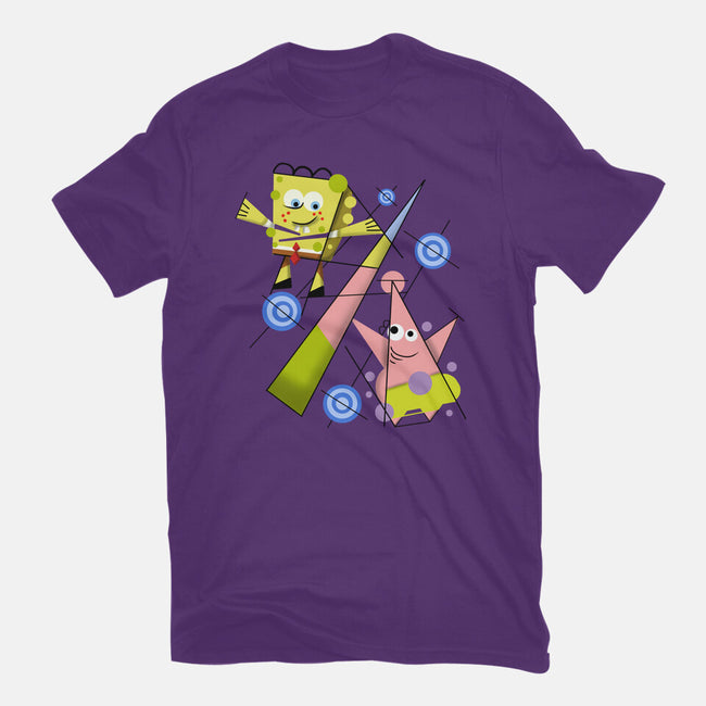 Abstract Friends-Mens-Basic-Tee-nickzzarto