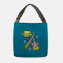 Abstract Friends-None-Adjustable Tote-Bag-nickzzarto