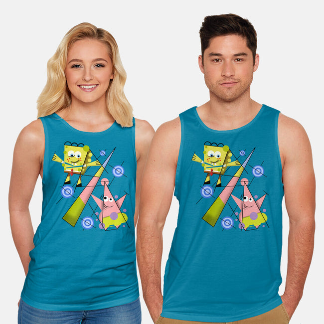 Abstract Friends-Unisex-Basic-Tank-nickzzarto