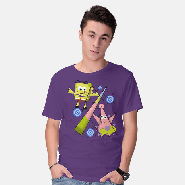 Abstract Friends-Mens-Basic-Tee-nickzzarto