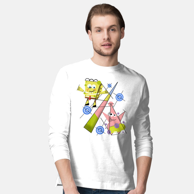 Abstract Friends-Mens-Long Sleeved-Tee-nickzzarto