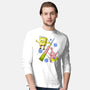 Abstract Friends-Mens-Long Sleeved-Tee-nickzzarto