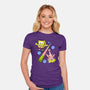 Abstract Friends-Womens-Fitted-Tee-nickzzarto