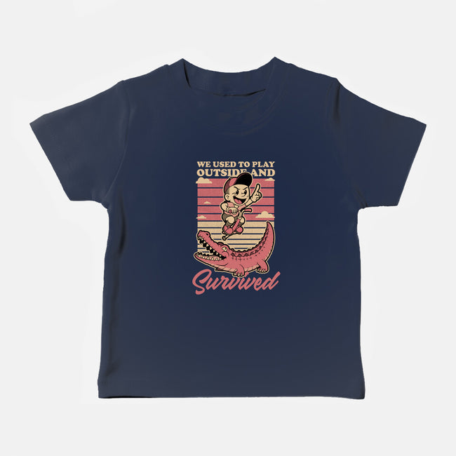 Vintage Playing Dangerous-Baby-Basic-Tee-Studio Mootant