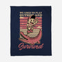 Vintage Playing Dangerous-None-Fleece-Blanket-Studio Mootant