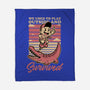 Vintage Playing Dangerous-None-Fleece-Blanket-Studio Mootant
