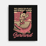 Vintage Playing Dangerous-None-Stretched-Canvas-Studio Mootant