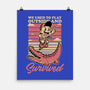 Vintage Playing Dangerous-None-Matte-Poster-Studio Mootant