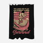 Vintage Playing Dangerous-None-Polyester-Shower Curtain-Studio Mootant