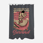 Vintage Playing Dangerous-None-Polyester-Shower Curtain-Studio Mootant
