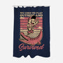 Vintage Playing Dangerous-None-Polyester-Shower Curtain-Studio Mootant