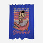 Vintage Playing Dangerous-None-Polyester-Shower Curtain-Studio Mootant
