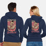 Vintage Playing Dangerous-Unisex-Zip-Up-Sweatshirt-Studio Mootant