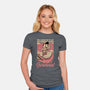 Vintage Playing Dangerous-Womens-Fitted-Tee-Studio Mootant