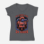Dice Heart-Womens-V-Neck-Tee-Studio Mootant