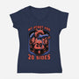 Dice Heart-Womens-V-Neck-Tee-Studio Mootant