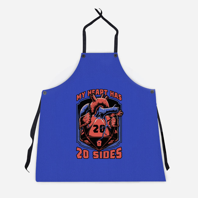 Dice Heart-Unisex-Kitchen-Apron-Studio Mootant