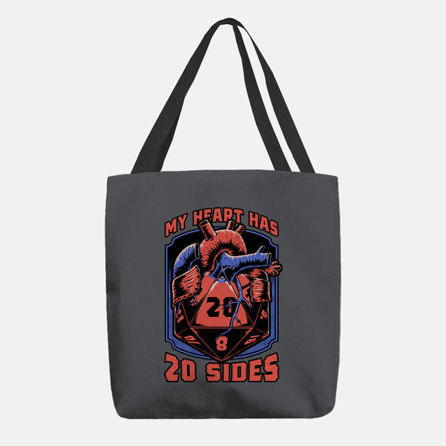 Dice Heart-None-Basic Tote-Bag-Studio Mootant