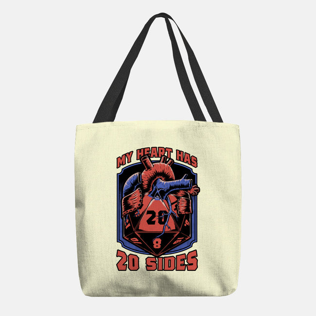 Dice Heart-None-Basic Tote-Bag-Studio Mootant