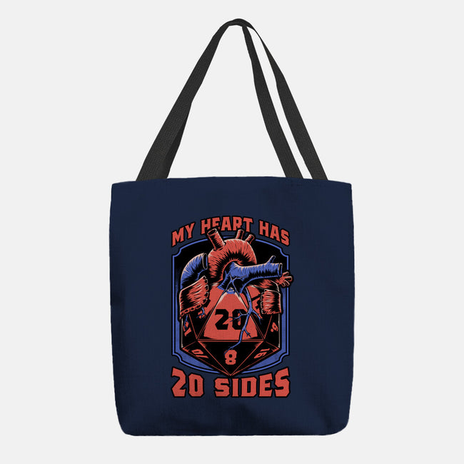 Dice Heart-None-Basic Tote-Bag-Studio Mootant