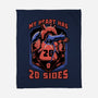 Dice Heart-None-Fleece-Blanket-Studio Mootant